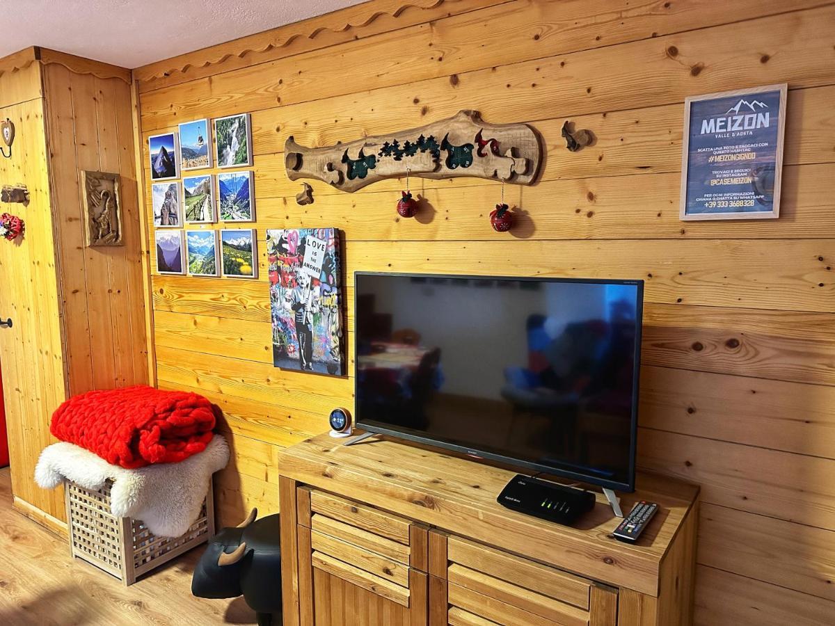 Meizon - La Montagna, Pila, Crevacol, Aosta E Valpelline Gignod Exterior foto